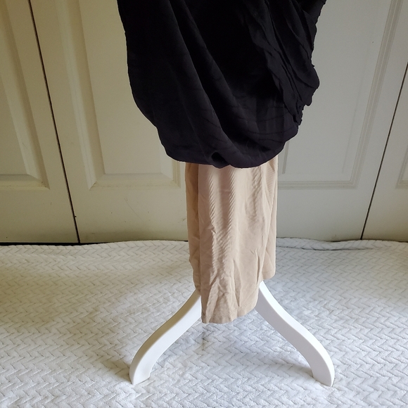 Deadstock Vintage Bebe Moda Long Dimensional Sheer Bodycon Dress Size M - Picture 6 of 13